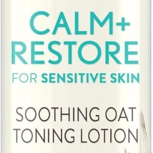 Aveeno Face Calm+Restore® Soothing Oat Toning Lotion, Leaves Skin Ultra Refreshed, for Sensitive Skin, with Prebiotic Oat & Calming Feverfew, 200ml