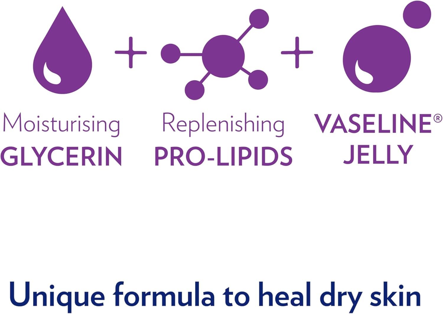 Vaseline Expert Care Dry Skin Healing Balm Body Cream 250 ml - Image 3