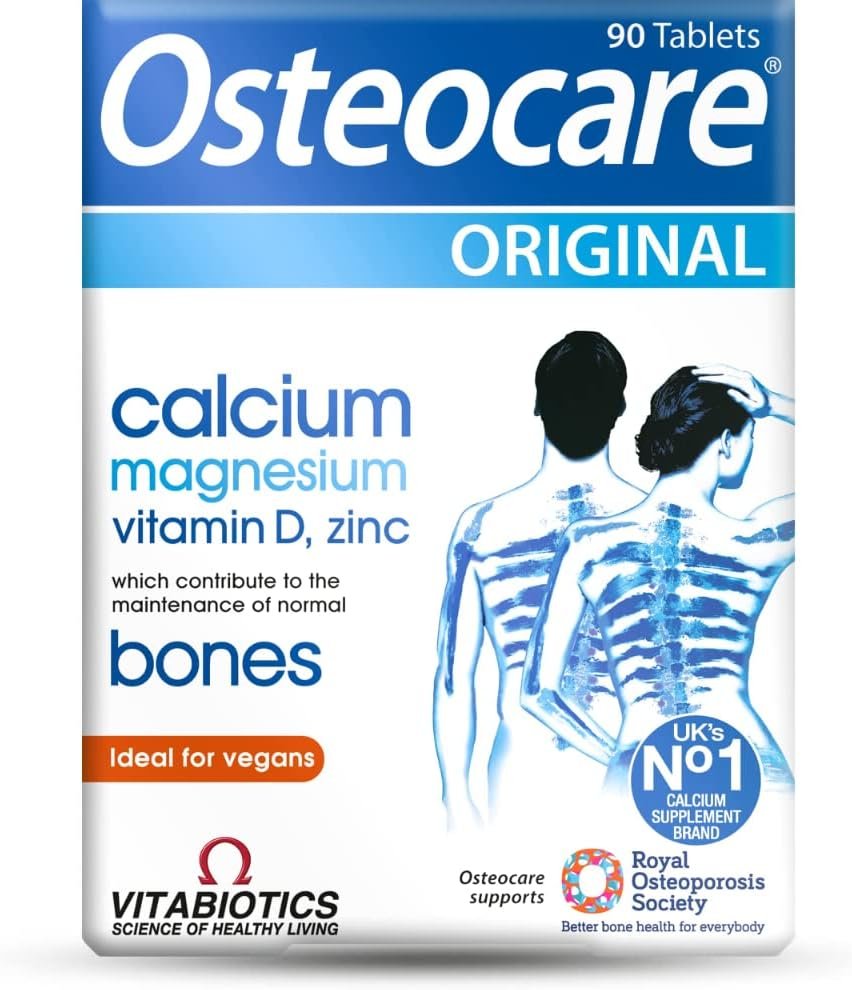 Osteocare Original by Vitabiotics. Bone Health formula with Calcium, Magnesium, Vitamin D 3 and Zinc. From UK's No. 1 Calcium Supplement Brand