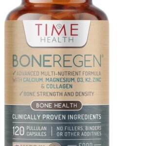 Bone Regen® – Osteo Support – Bone Strength, Density &#038; Fracture Repair – with Calcium, Magnesium, Vitamin D3, K2, Zinc &#038; Collagen – Clinically Proven Ingredients – GMP – UK Made Supplement