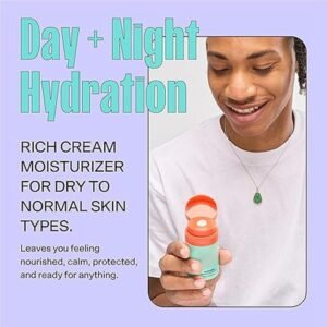 Equitack Skin Care Bub~ble Skincare Slam Dunk Hydrating Face Moisturizing Cream | For Normal to Dry Skin | Enriched with Vitamin E & Aloe Vera Juice | Radiant Complexion | 50ml