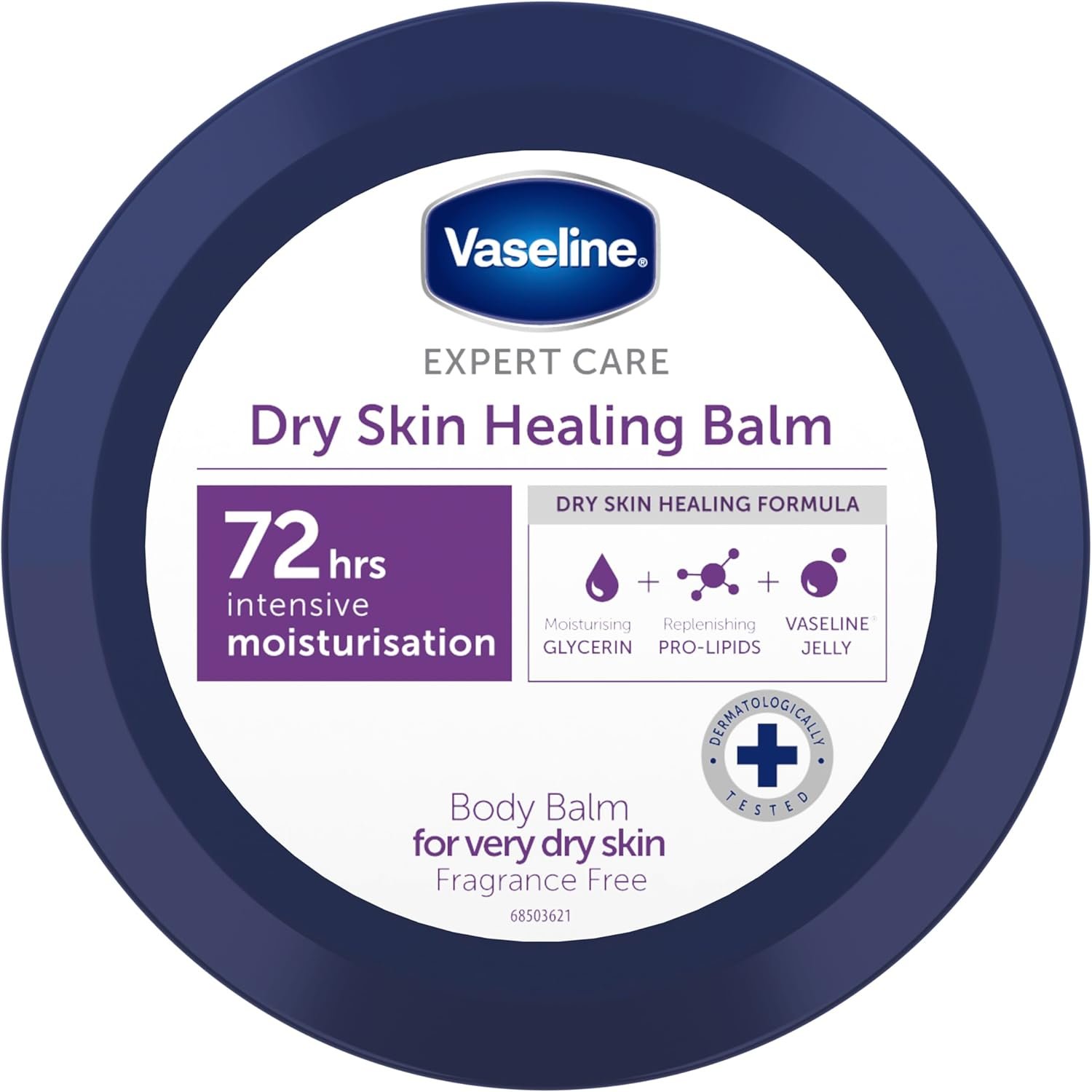 Vaseline Expert Care Dry Skin Healing Balm Body Cream 250 ml