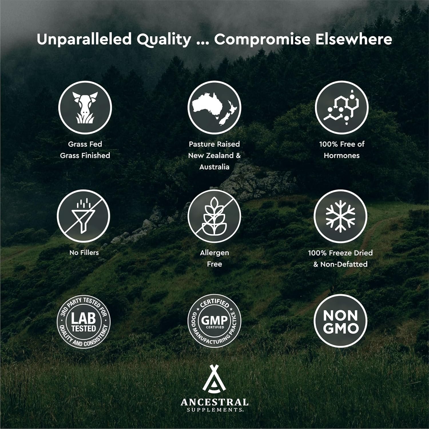 Ancestral Supplements Grass Fed Beef Bone and Marrow Supplement, Bone, Skin, Oral Health, and Joint Care Supplements Promote Whole-Body Wellness, Non-GMO Whole Bone Extract, 180 Capsules - Image 5